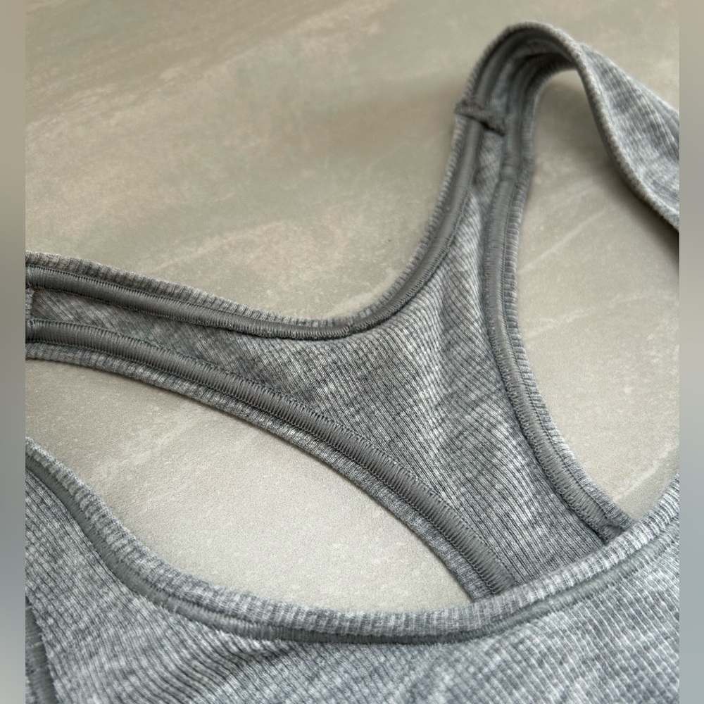 Calvin Klein Heather Gray Sports Bra - Picture 3 of 9